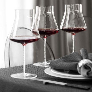Red wine glasses BOCCARDO 