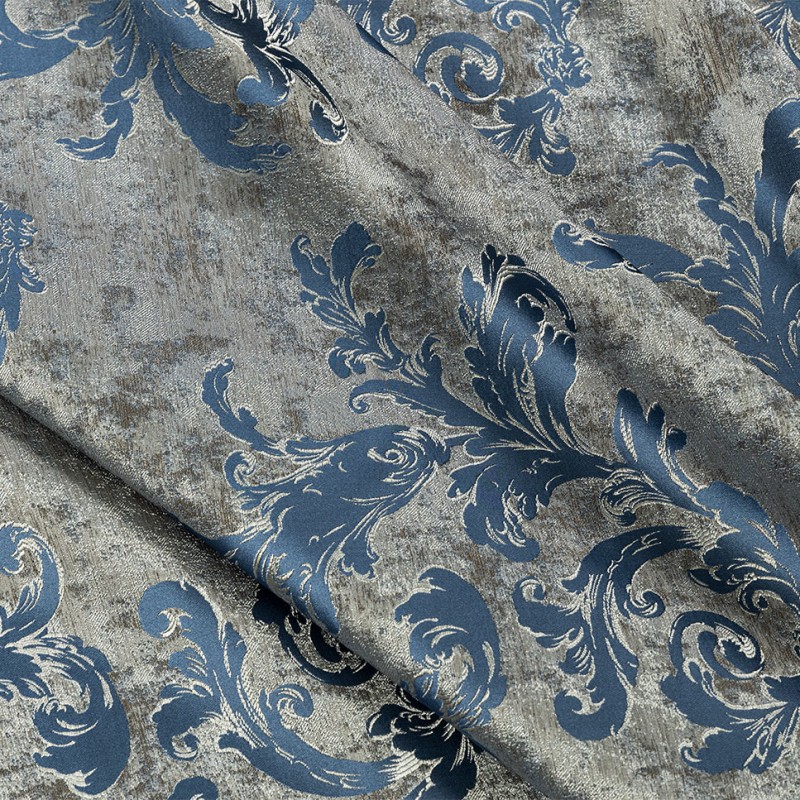 Портьерная CAPOTERRA BLUE, ширина 142 см  - Фото