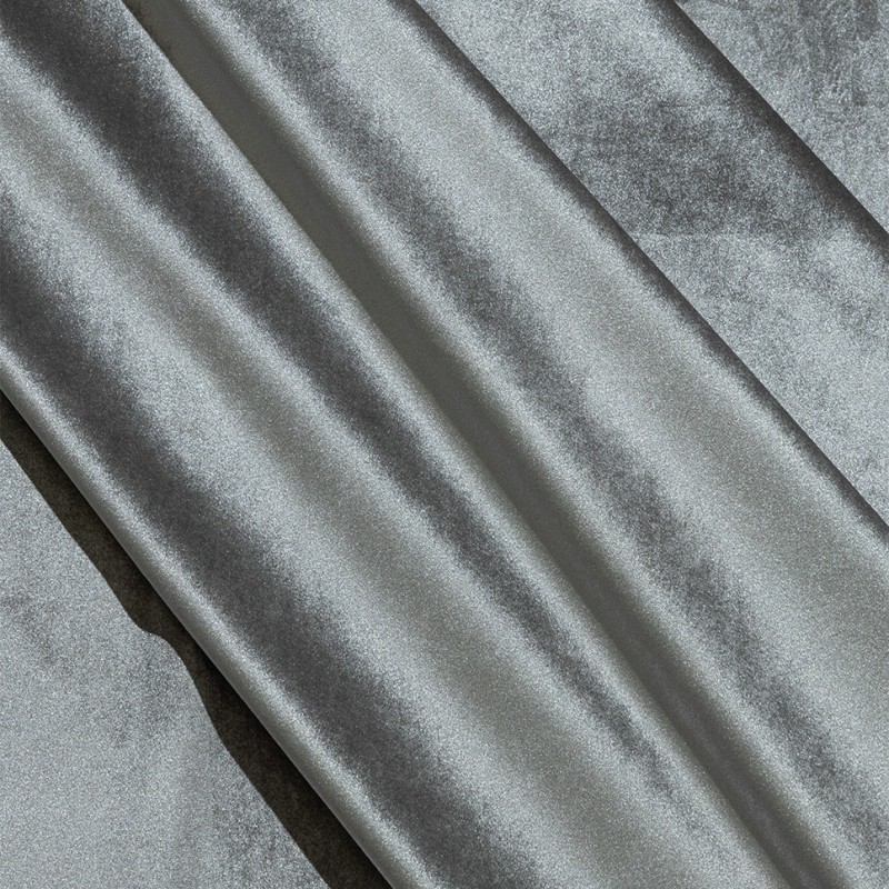  Портьерная ткань PULSAR PLAIN SILVER, ширина 277 см  - Фото 0