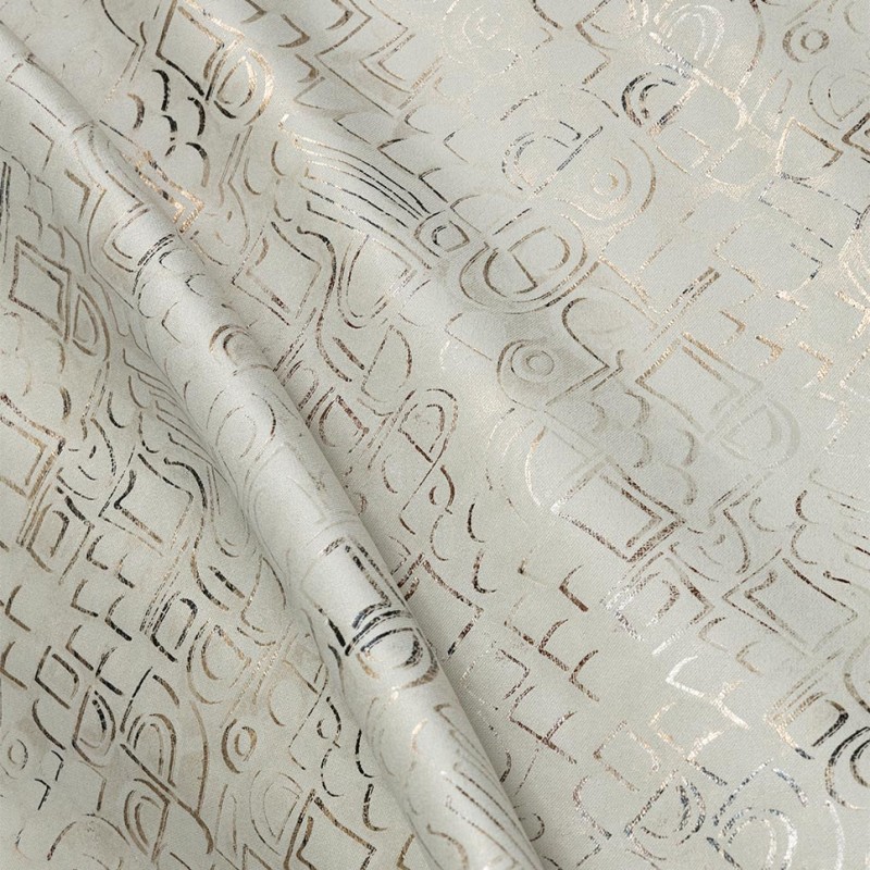  Портьерная ткань VENTURA BEIGE, ширина 140 см  - Фото