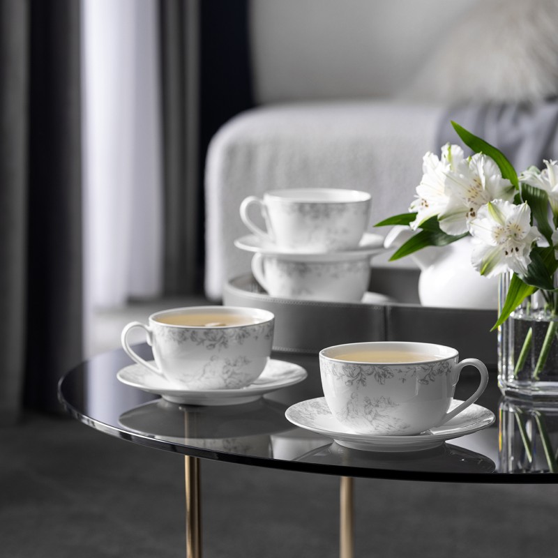 Чашки Чайная пара Мартинелли сентимент Фарфор - Фото