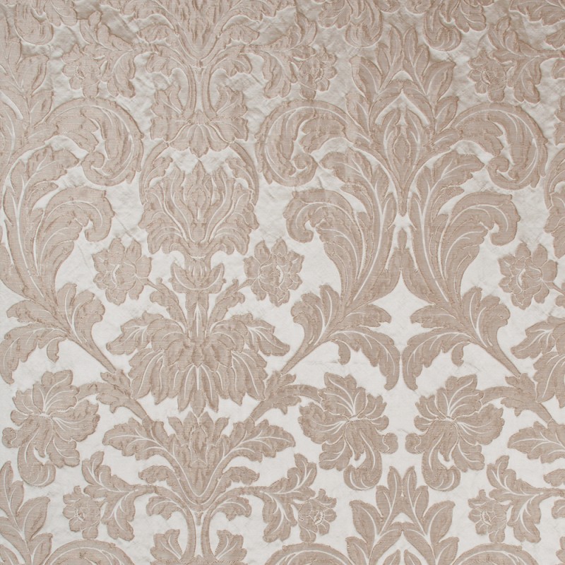  Портьерная ткань RILIEVI BAROCCO BEIGE, ширина 145 см  - Фото 1