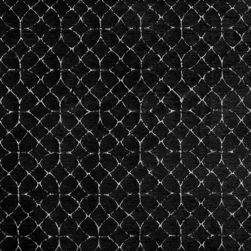  Портьерная BRILLAR MINOR BLACK, ширина 140 см  - Фото
