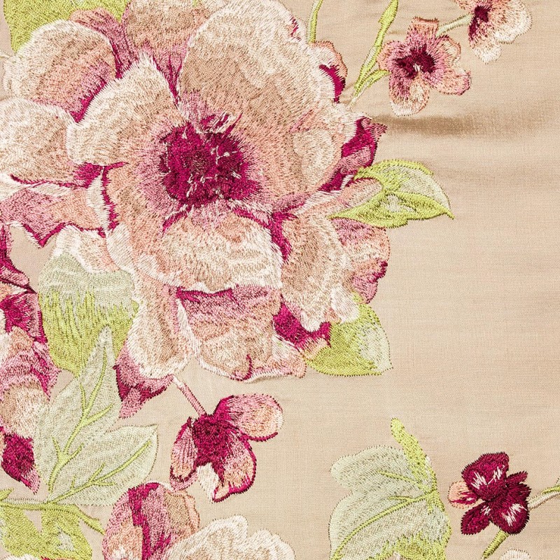  Портьерная ткань BOUQUET ROSE, ширина 134 см  - Фото