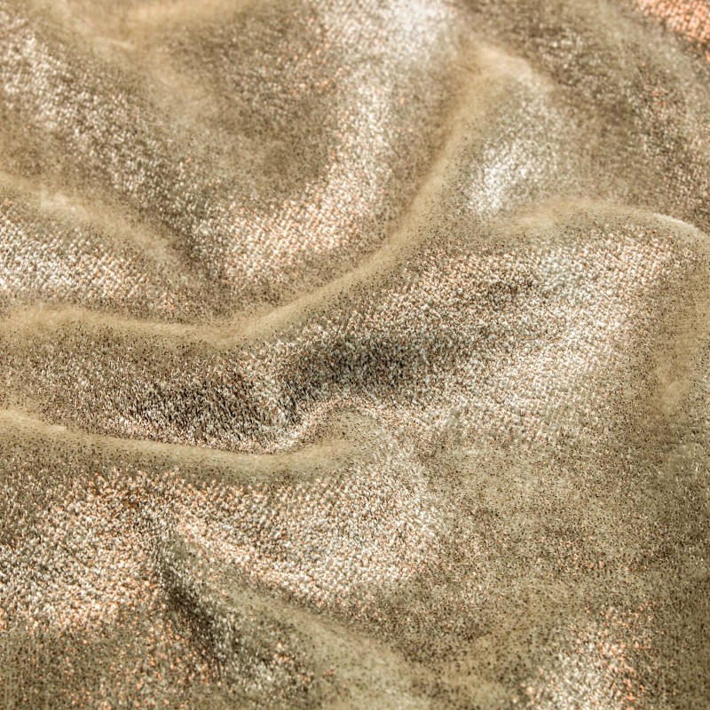  Портьерная ткань METALLIC BEIGE, ширина 140 см  - Фото 1