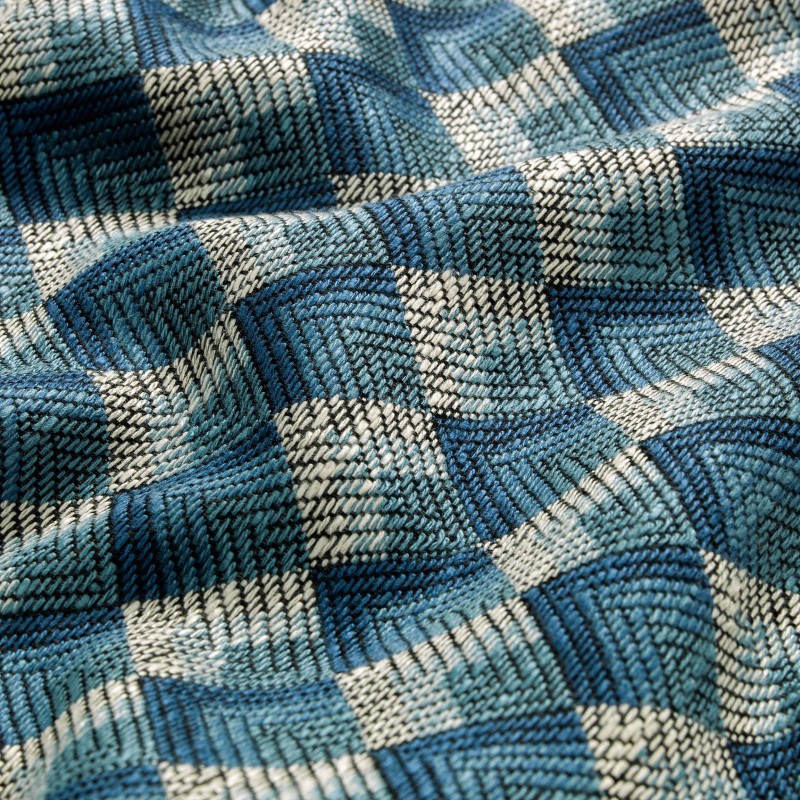  Портьерная ткань RAINBOW BLUE, ширина 140,5 см  - Фото