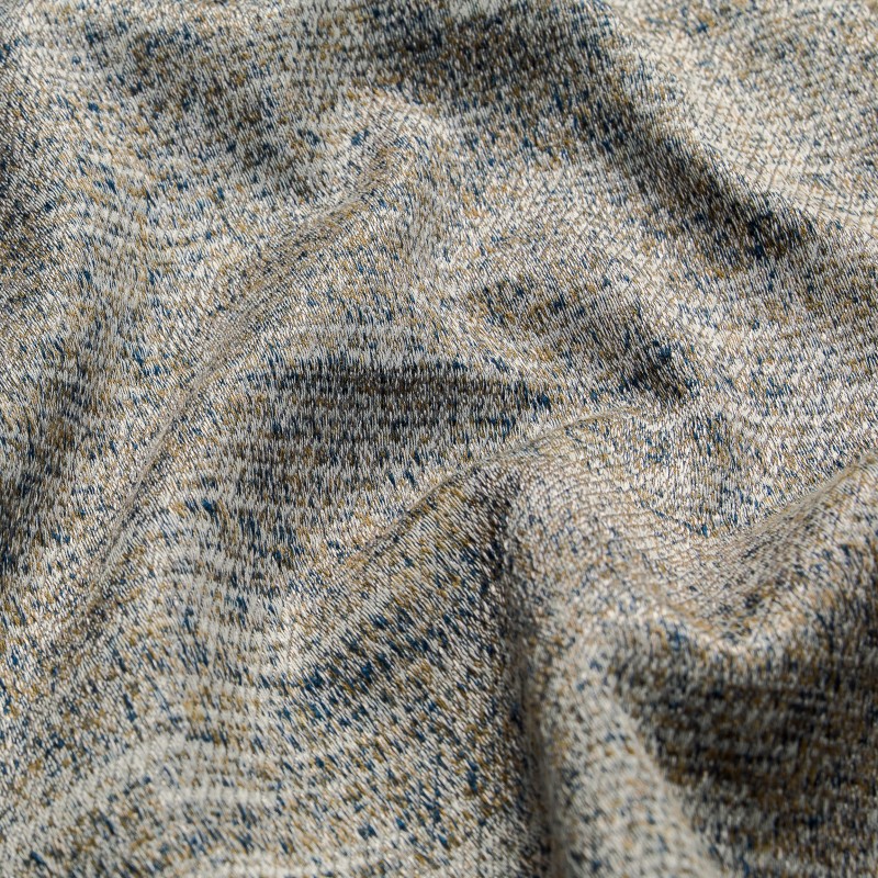  Портьерная ткань ROSSI BLUE, ширина 140 см  - Фото