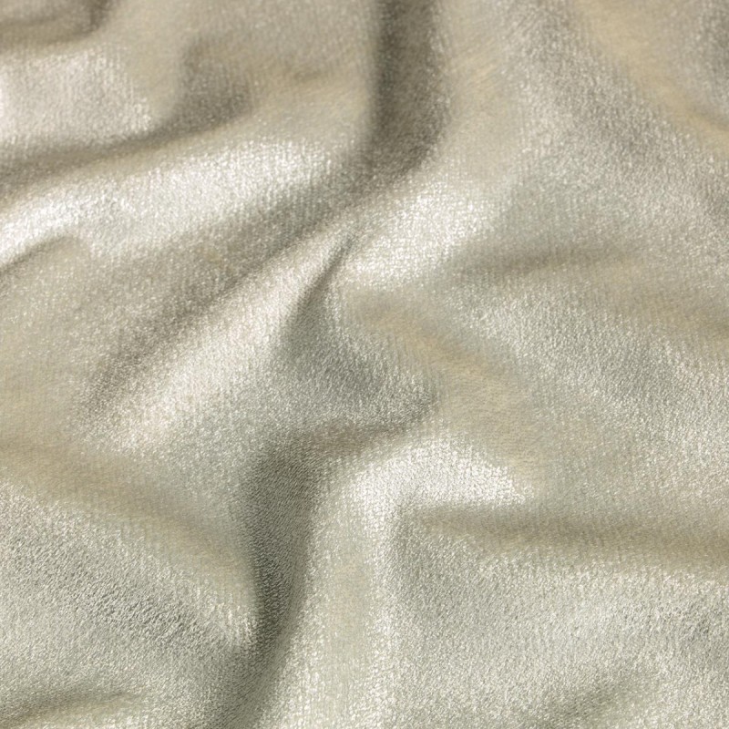  Портьерная ткань METALLIC WHITE, ширина 140 см  - Фото