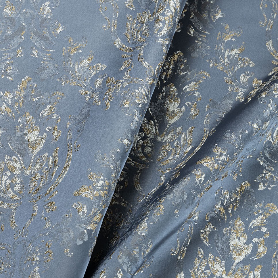  Портьерная ткань LAURENA NAVY, ширина 290 см  - Фото