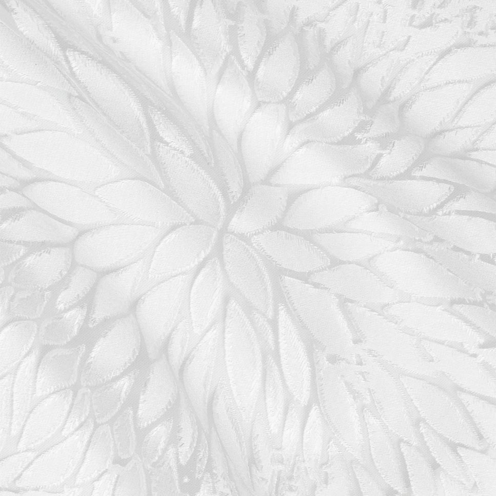  Тюль DAHLIA WHITE, ширина 305 см  - Фото