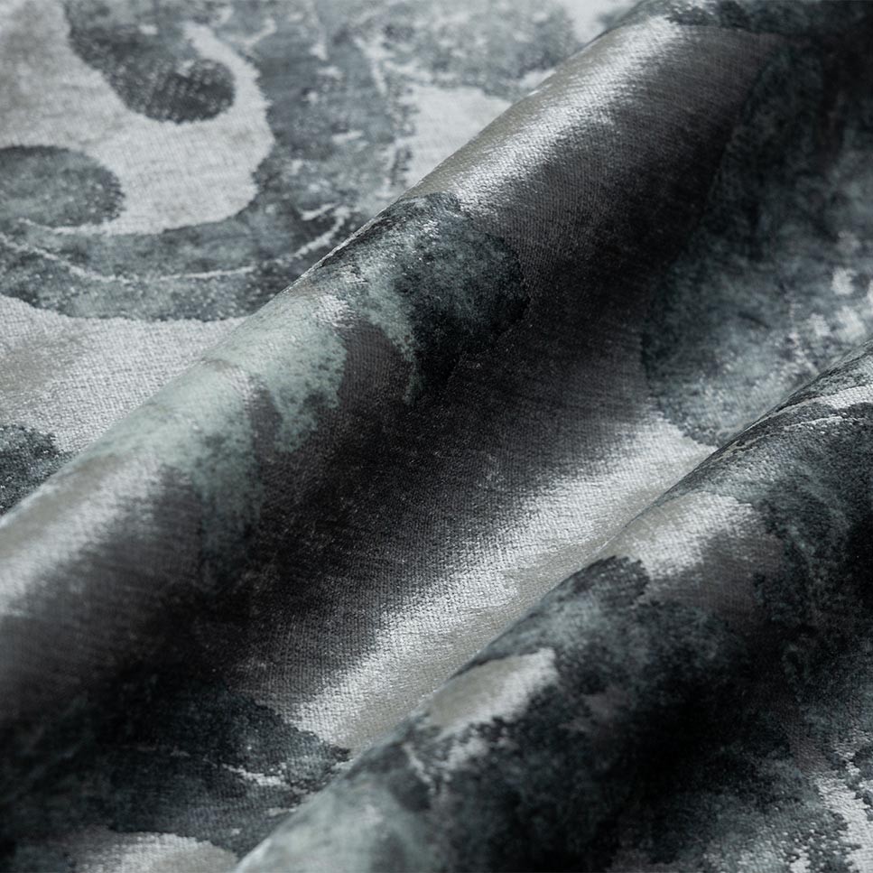  Портьерная ткань ESTRELLA BLACK, ширина 140 см  - Фото