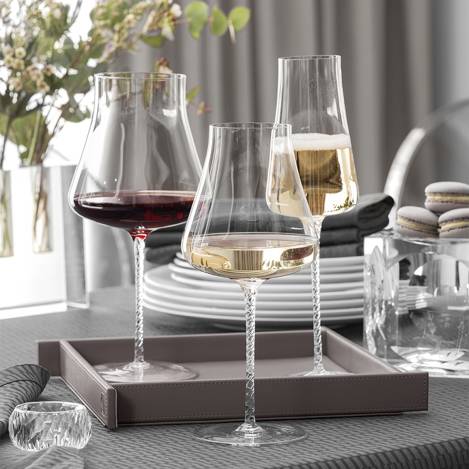 Бокалы Набор бокалов для белого вина Боккардо Хрусталь - Фото