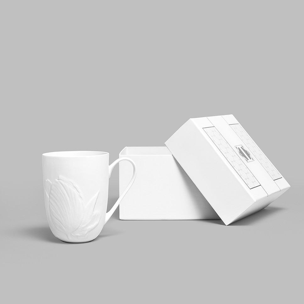 Чашки Чашка для чая Тюльпан Фарфор - Фото