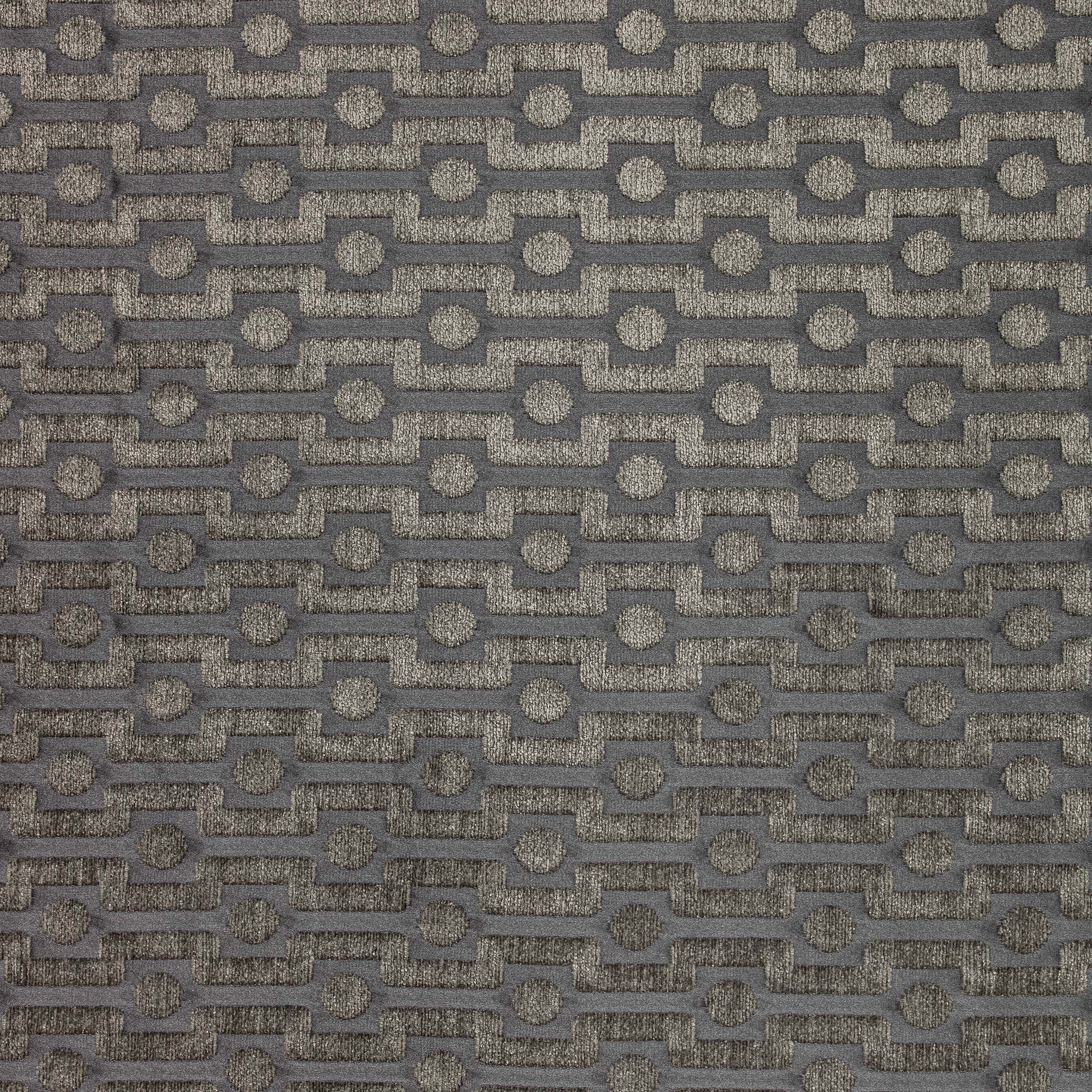  Портьерная ткань CROWN GREY, ширина 136,5 см  - Фото