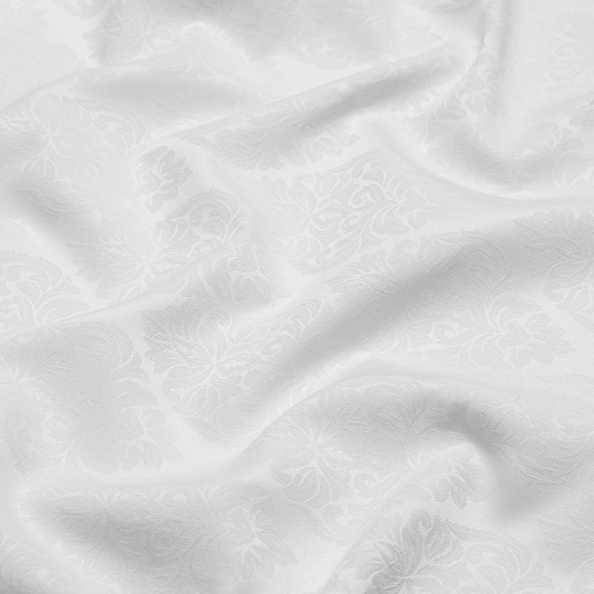  Ткань для скатертей OPHELIA WHITE, ширина 277 см  - Фото