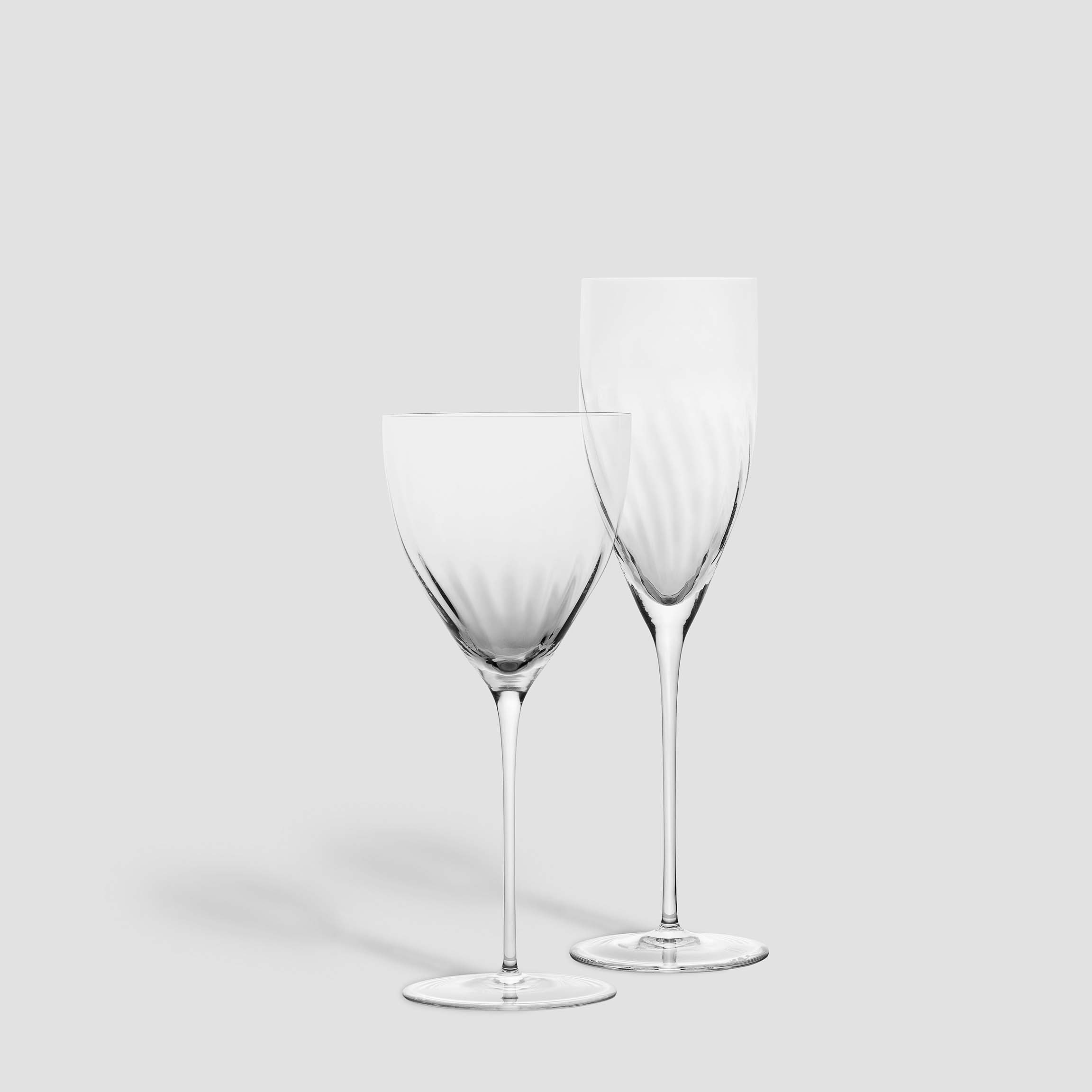 Бокалы Набор бокалов для шампанского Мэдисон Хрусталь - Фото