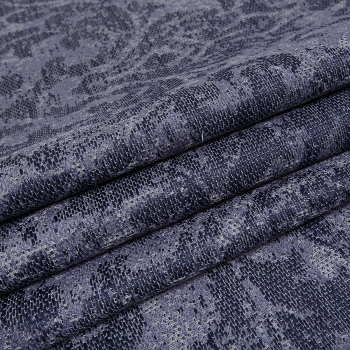  Портьерная ткань SILHOUET INDIGO, ширина 140 см  - Фото